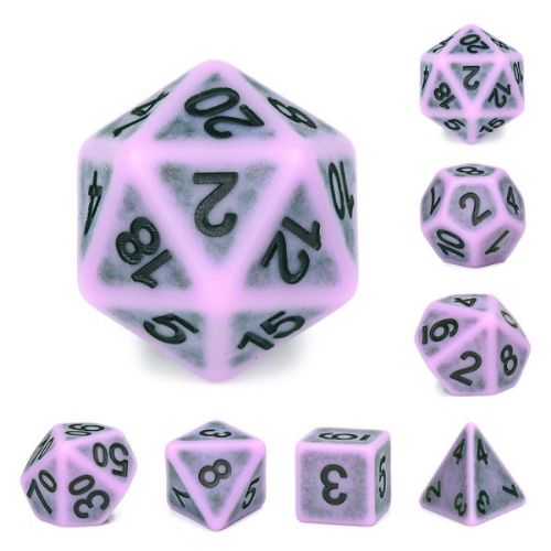 Single Notes Pink LegendDice Ancient Dice Set